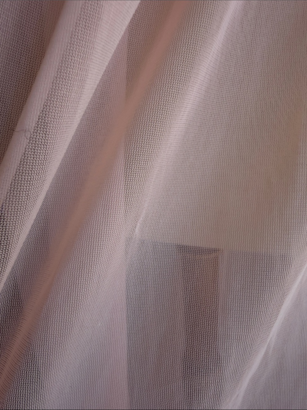 Vintage 70s Pink Sheer Peignoir Robe / Maxi Dress — Medium - Picture 6 of 9